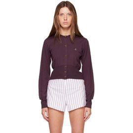 Vivienne Westwood Vivienne Westwood Purple Bea Cropped Cardigan