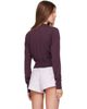 Vivienne Westwood Vivienne Westwood Purple Bea Cropped Cardigan - 3
