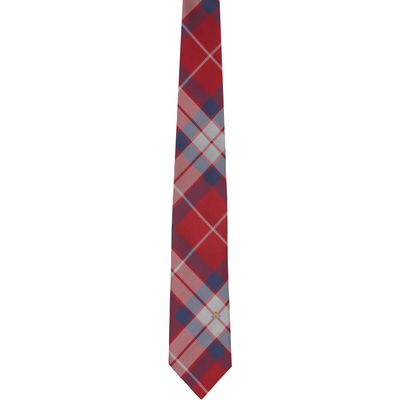 Vivienne Westwood Vivienne Westwood Red 8.5cm Check Tie