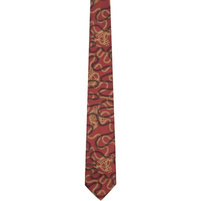 Vivienne Westwood Vivienne Westwood Red 8.5cm Orb Tie