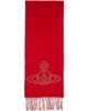 Vivienne Westwood Vivienne Westwood Red & Gray Double Face Scarf - 2
