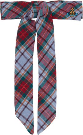 Vivienne Westwood Vivienne Westwood Red & Purple Tartan Hair Clip