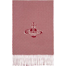 Vivienne Westwood Vivienne Westwood Red & White Checkmate Scarf