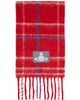 Vivienne Westwood Vivienne Westwood Red Check Alpaca Scarf - 1