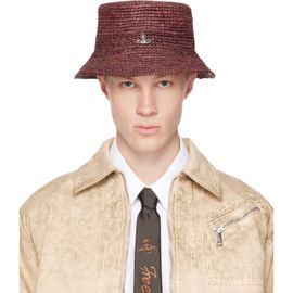 Vivienne Westwood Vivienne Westwood Red Raffia Bucket Hat