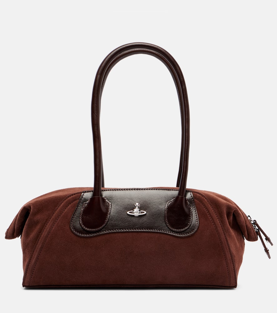 Vivienne Westwood - Shirley Small suede tote bag