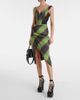 Vivienne Westwood Vivienne Westwood Side Panther cotton and linen midi skirt - 2