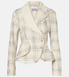 Vivienne Westwood Vivienne Westwood Stormy tartan cotton-blend jacket