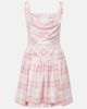 Vivienne Westwood Vivienne Westwood Sunday checked wool-blend minidress - 1