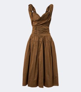 Vivienne Westwood Vivienne Westwood Sunday cotton-blend twill midi dress