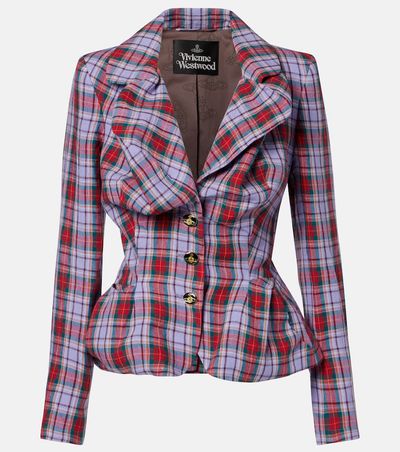 Vivienne Westwood Vivienne Westwood Tartan linen blazer