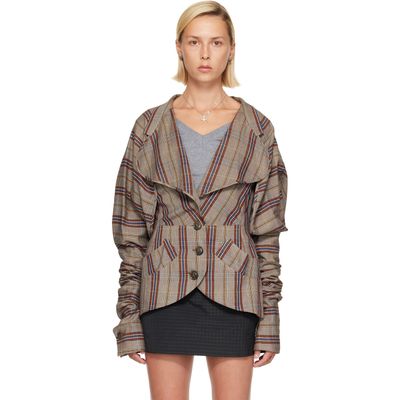 Vivienne Westwood Vivienne Westwood Taupe Appetizer Blazer