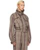 Vivienne Westwood Vivienne Westwood Taupe Memphis Cropped Bomber Jacket - 2