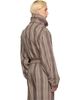 Vivienne Westwood Vivienne Westwood Taupe Memphis Cropped Bomber Jacket - 3
