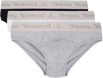 Vivienne Westwood Vivienne Westwood Three-Pack Multicolor Band Briefs