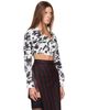 Vivienne Westwood Vivienne Westwood White & Black Cropped Drunken Shirt - 2