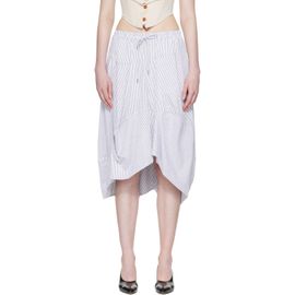 Vivienne Westwood Vivienne Westwood White & Blue Aerodrome Midi Skirt