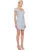 Vivienne Westwood Vivienne Westwood White & Blue Twisted Ginnie Minidress - 2