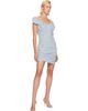 Vivienne Westwood Vivienne Westwood White & Blue Twisted Ginnie Minidress - 4