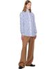 Vivienne Westwood Vivienne Westwood White & Blue Two Button Krall Shirt - 4