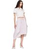 Vivienne Westwood Vivienne Westwood White & Burgundy Aerodrome Midi Skirt - 4