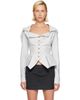 Vivienne Westwood Vivienne Westwood White & Green Monday Blouse - 1