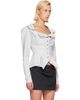 Vivienne Westwood Vivienne Westwood White & Green Monday Blouse - 2