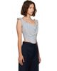 Vivienne Westwood Vivienne Westwood White & Navy Sunday Corset Top - 2