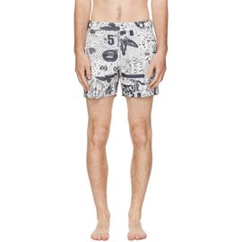 Vivienne Westwood Vivienne Westwood White Classic Boxer Swim Shorts