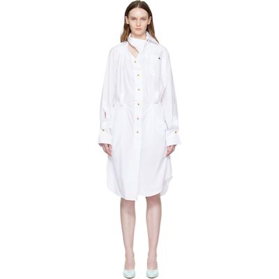Vivienne Westwood Vivienne Westwood White Drunken Shirt Midi Dress
