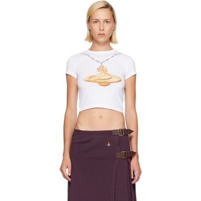 Vivienne Westwood Vivienne Westwood White Gold Orb Baby Peru T-shirt