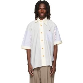 Vivienne Westwood Vivienne Westwood White S/S Asymmetric Collar Shirt