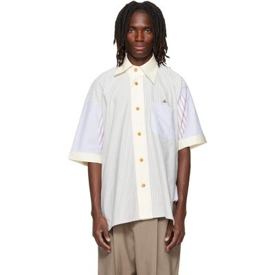 Vivienne Westwood Vivienne Westwood White S/S Asymmetric Collar Shirt