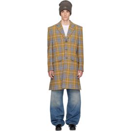 Vivienne Westwood Vivienne Westwood Yellow & Blue Huddersfield Coat