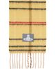Vivienne Westwood Vivienne Westwood Yellow Check Alpaca Scarf - 1