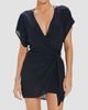 ViX by Paula Hermanny Women's Emily Wrap Cover-Up Mini Dress - 2