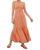ViX by Paula Hermanny Women's Harper U-Ring Halter Maxi Dress - 2