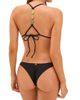 ViX by Paula Hermanny Women's Petra Embellished T-Back Triangle Bikini Top - 5