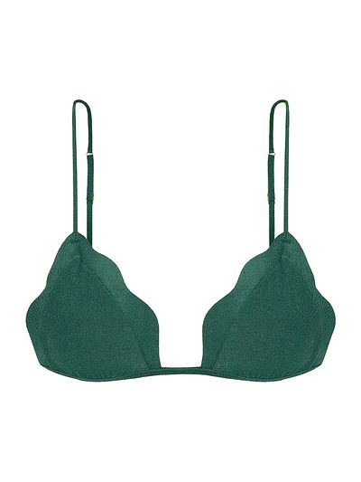 ViX by Paula Hermanny Women's Solid Lou Triangle Bikini Top