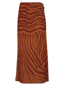 ViX by Paula Hermanny Women's Sundown Amira Striped Maxi-Skirt