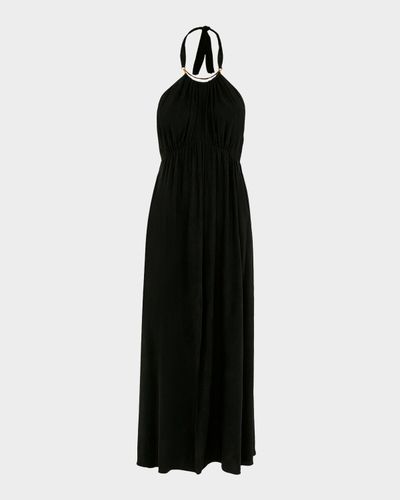 Vix Joy Long Halter Dress Coverup