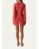 Vix Lidi Sheer Floral Cover-Up Mini Dress - 3