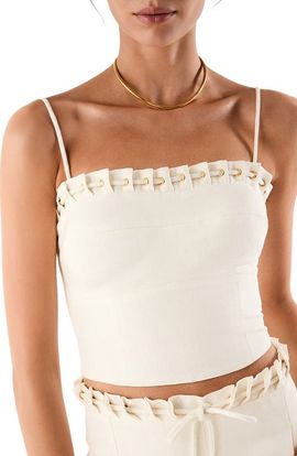 ViX Paula Hermanny ViX Paula Hermanny Alberta Linen Blend Top