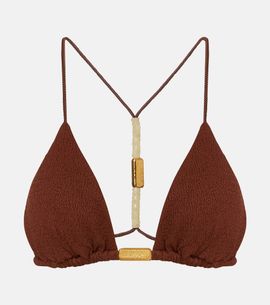 ViX Paula Hermanny ViX Paula Hermanny Harper beaded triangle bikini top