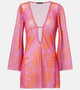 ViX Paula Hermanny ViX Paula Hermanny Lidi floral sheer beach dress