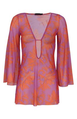 ViX Paula Hermanny ViX Paula Hermanny Lidi Long Sleeve Cover-Up Minidress