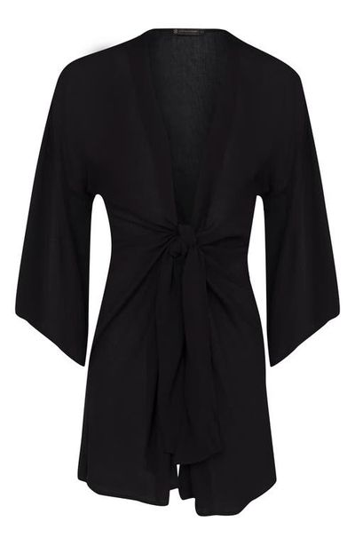 ViX Paula Hermanny ViX Paula Hermanny Perola Knot Front Cover-Up Minidress