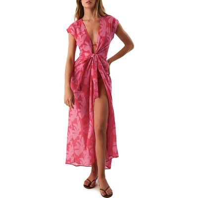 ViX Paula Hermanny ViX Paula Hermanny Sasha Long Cover-Up Dress