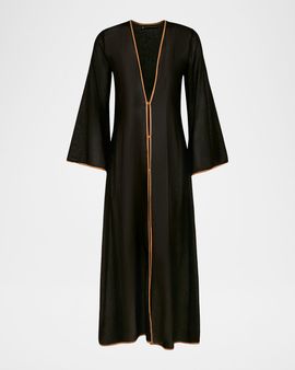 Vix Peony Long Cotton Dress Coverup