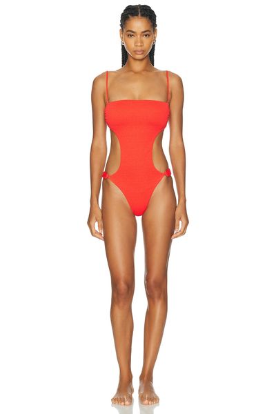 Vix Swimwear Vix Swimwear x Rosie Huntington-Whiteley Alix Bandeau One Piece Swimsuit